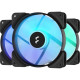 Ventilateur PC - FRACTAL DESIGN - Aspect 12 RGB Black Frame 3-pack ( FD-F-AS1-1206 )
