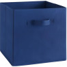 COMPO Boîte de rangement/tiroir pour meuble en tissu  27x27x28 cm - Bleu foncé