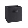 COMPO Tiroir de rangement - Tissu - 27x27x28 cm - Noir