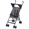 SAFETY 1ST Peps + Canopy Poussette Canne Fixe, Légere, de 6 mois a 3.5 ans (15kg), Black chic