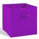 COMPO Boîte de rangement/tiroir pour meuble en tissu  - 27 x 27 x 28 cm - Violet