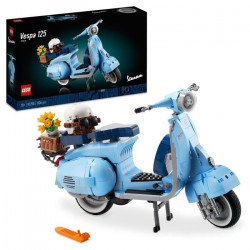 LEGO 10298 Scooter Vespa 125, Kit de Construction Modele Réduit de l'Icône Italienne Vintage, Collection pour Adulte, Maquette