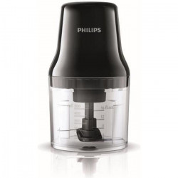 PHILIPS HR1393/90 Hachoir multifonction compact et puissant - 450W - 0,7L - Noir