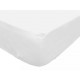 SOLEIL d'OCRE Drap housse Camille - Coton percale - 90 x 190 cm - Blanc