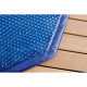 UBBINK Bâche a bulles bordée pour piscine en bois Ø360 cm - Bleu
