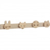 FOR KIDS Patere en bois Wild 4 crochets