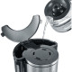 SEVERIN KA4822 Cafetiere filtre Type, 10 tasses, Capacité : 1,4 L, Arret automatique, verseuse en verre, 1 000 W, Inox / Noir