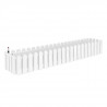 POETIC - Jardinière Landhaus  100 blanc avec réserve d'eau - 99x19,8x15,8 cm - 17L