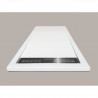 MITOLA Receveur de douche rectangulaire a poser Spirit - 100 x 80 cm - Résine composite - Blanc