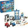LEGO City 60246 Le commissariat de police, Jouets de Camion, Moto, Minifigurines pour Enfant Filles Garçons 6 ans et +