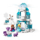 LEGO 10899 DUPLO Disney Le Château De La Reine Des Neiges Jeu De Construction Avec Mini Poupées Anna Et Elsa, Jouet Enfant 2 Ans
