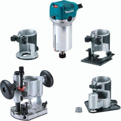 Affleureuse défonceuse multifonctions MAKITA 710W RT0700CX3J