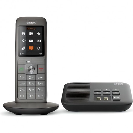 GIGASET Téléphone Fixe CL 660 A Anthracite