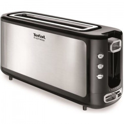 TEFAL TL365ETR Grille-pain Express 1 fente, Toaster, 7 niveaux de dorage, Décongélation, Réchauffage, Remontée extra haute du…