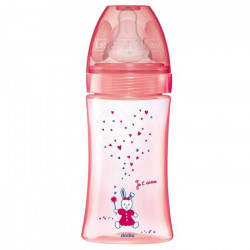 Dodie Biberon Initiation+ Anti-Coliques 3 Vitesses +0m Rose Licorne 270ml