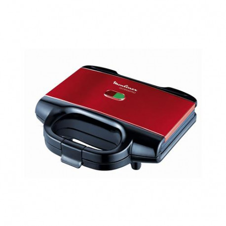 Appareil Croque-monsieur Moulinex Accessimo compact Noir/Rouge