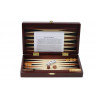 Coffret Backgammon France Cartes Acajou