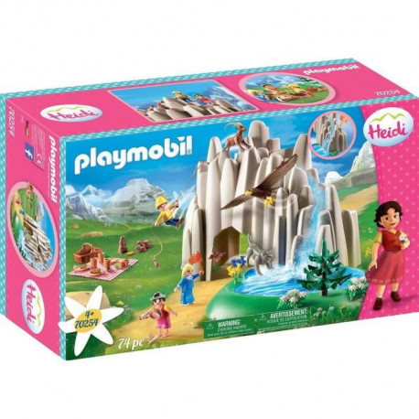 PLAYMOBIL 70254 - Heidi - Heidi, Peter et Clara au lac de cristal