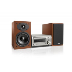 Micro Chaîne Denon D-M41 DAB Bluetooth Argent et Bois