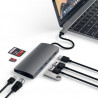 Adaptateur Satechi Multi-port Type-C 4K avec Ethernet Gris Sidéral