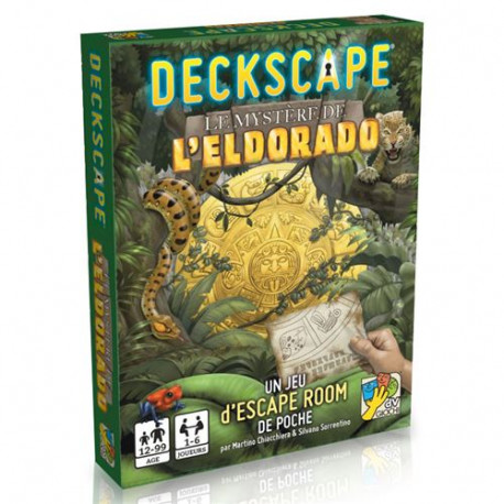 Jeu de réflexion Abysse Deckscape Le Mystère de l'Eldorado