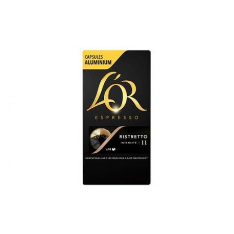Pack de 10 capsules Maison du café L'Or Espresso Ristretto Intensité 11