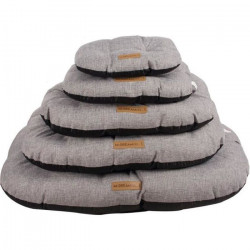 MPETS Coussin oval Oleron L - Gris clair - Pour chien