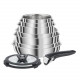 Set 10 pièces Seb Compact Inox