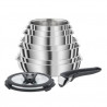 Set 10 pièces Seb Compact Inox