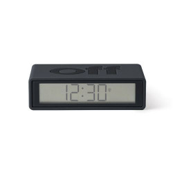 Radio Réveil réversible LCD Lexon Flip+ Gris Foncé