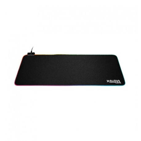 Tapis de souris XXL RGB Alpha Omega Players Noir