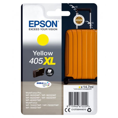 Cartouche d'encre Epson Valise 405 XL Jaune