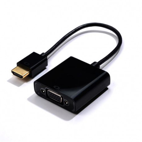 Adaptateur Temium HDMI vers VGA 0,2 m Noir