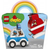 LEGO® DUPLO® 10957 Mon premier hélicoptère de pompiers et voiture de police