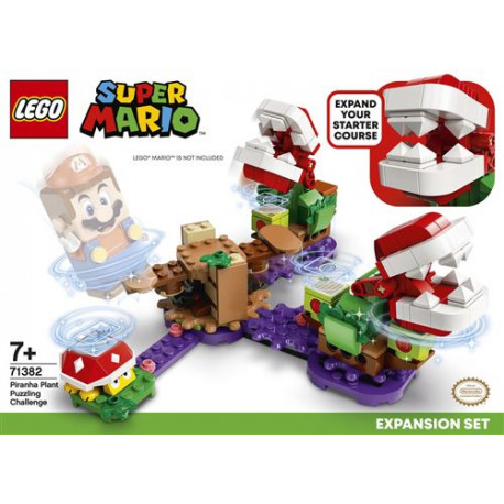 LEGO® Super Mario™ 71382 Ensemble d’extension Le défi de la Plante Piranha