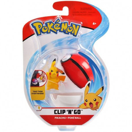Poké Ball et sa figurine Pikachu 5 cm Pokémon