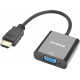 Adaptateur HDMI Mâle vers VGA Femelle On Earz Mobile Gear Noir