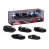 Pack de 5 voitures Majorette Black Edition Giftpack