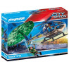 Playmobil Les policiers 70569 Hélicoptère de police et parachutiste