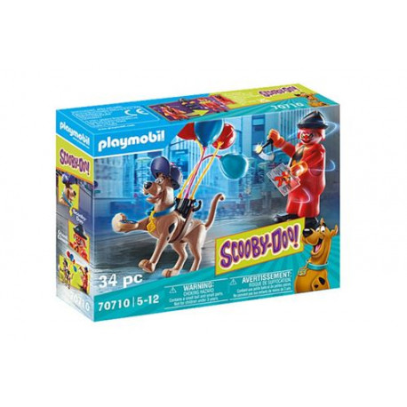 Playmobil Scooby-Doo ! 70710 SCOOBY-DOO avec fantôme du clown