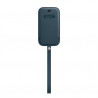 Housse en cuir Apple avec MagSafe pour iPhone 12 mini Bleu baltique