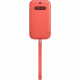 Housse en cuir Apple avec MagSafe pour iPhone 12 Pro Max Rose agrume