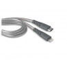 Câble de charge renforcé USB-A vers USB-C Force Power 1.2 m Gris
