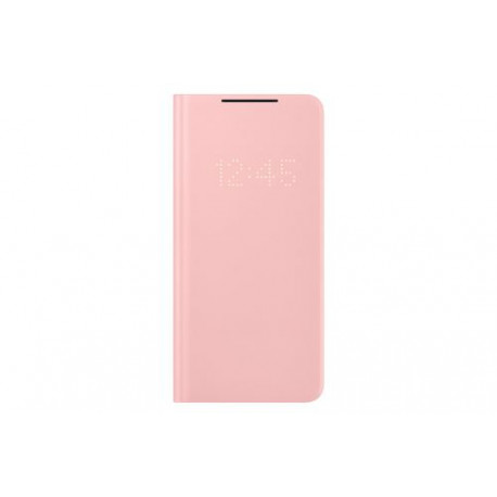 Coque Samsung Smart LED View pour Samsung Galaxy S21+ Rose