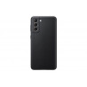 Coque en cuir Samsung pour Samsung Galaxy S21+ Noir