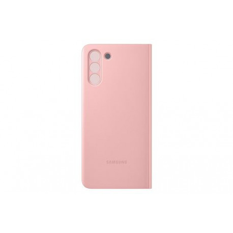 Coque Samsung Smart Clear View pour Samsung Galaxy S21+ Rose