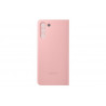 Coque Samsung Smart Clear View pour Samsung Galaxy S21+ Rose