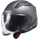 LS2 Casque Jet Copter - Noir titanium