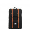 Sac à dos Herschel Little America Volume moyen Noir et brun clair