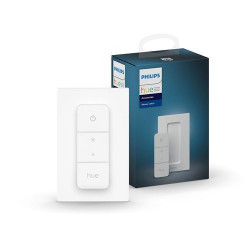 Interrupteur intelligent de lumière Philips Hue Dimmer Switch Blanc